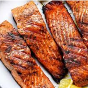 12 Salmon + BBQ Meat