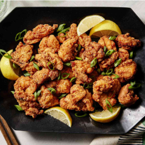 13 Fried Ebi + Teriyaki Chicken Karaage